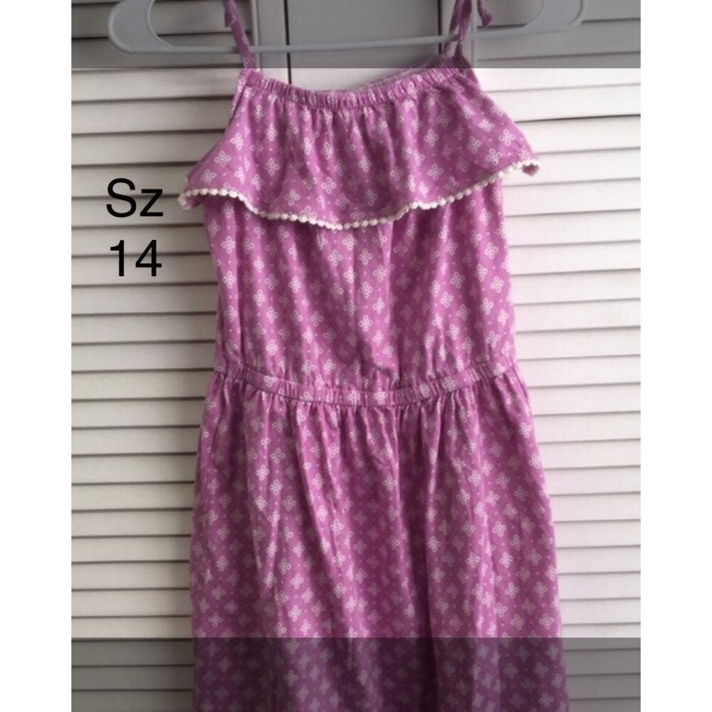 crazy 8 summer dress size 14 purple